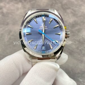 VS Factory Omega Seamaster Aqua Terra 150M 220.10.41.21.03.002 41mm full steel blue dial replica watch