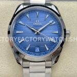 VS Factory Omega Seamaster Aqua Terra 150M 220.10.41.21.03.005 41mm full steel blue dial replica watch