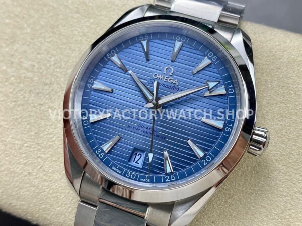 VS Factory Omega Seamaster Aqua Terra 150M 220.10.41.21.03.005 41mm Full Steel Blue Dial