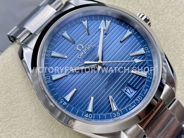 VS Factory Omega Seamaster Aqua Terra 150M 220.10.41.21.03.005 41mm Full Steel Blue Dial
