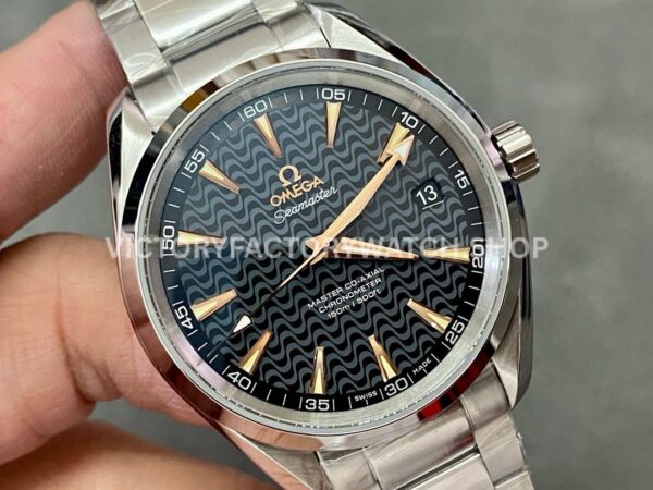 VS Factory Omega Seamaster Aqua Terra 150M 231.10.42.21.01.006 41.5mm Full Steel Black Waves Dial