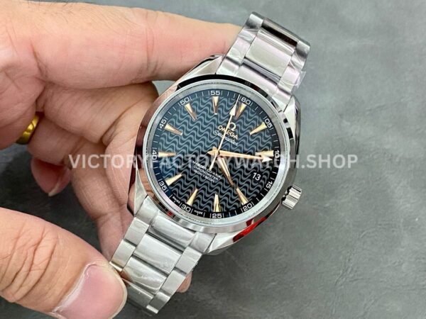 VS Factory Omega Seamaster Aqua Terra 150M 231.10.42.21.01.006 41.5mm Full Steel Black Waves Dial