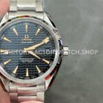 VS Factory Omega Seamaster Aqua Terra 150M 231.10.42.21.01.006 41.5mm full steel black waves dial replica watch