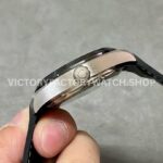 VS Factory Omega Seamaster Aqua Terra Worldtimer 220.92.43.22.99.001 43mm Titanium Black Rubber Strap Grey Dial
