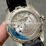 VS Factory Omega Seamaster Aqua Terra Worldtimer 220.92.43.22.99.001 43mm Titanium Black Rubber Strap Grey Dial