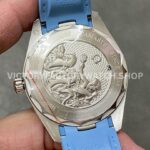 VS Factory Omega Seamaster Aqua Terra Worldtimer Master Chronometer Gmt 220.12.43.22.03.001 43mm Light Rubber Strap Blue Dial