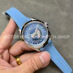 VS Factory Omega Seamaster Aqua Terra Worldtimer Master Chronometer Gmt 220.12.43.22.03.001 43mm Light Rubber Strap Blue Dial