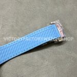 VS Factory Omega Seamaster Aqua Terra Worldtimer Master Chronometer Gmt 220.12.43.22.03.001 43mm Light Rubber Strap Blue Dial