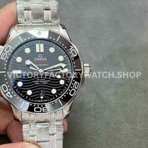VS Factory Omega Seamaster Diver 300 M 210.30.42.20.01.001 42mm Full Steel Black Dial (5) VS Factory Omega Seamaster Diver 300M 210.30.42.20.01.001 42mm full steel black dial replica watch