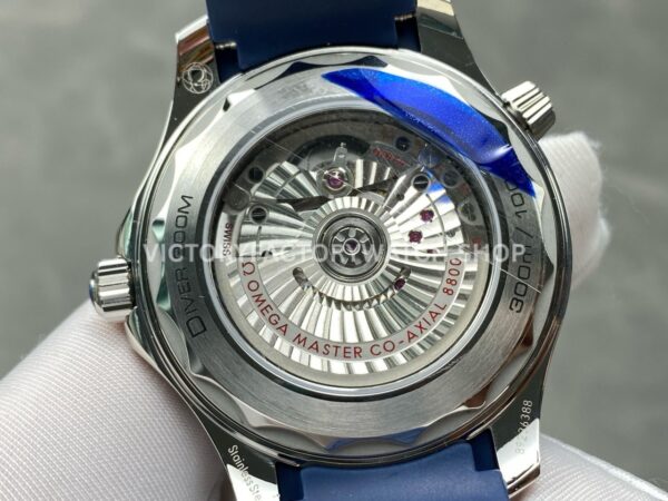 VS Factory Omega Seamaster Diver 300 M 210.32.42.20.03.001 42mm Blue Dial (4) VS Factory Omega Seamaster Diver 300M 210.32.42.20.03.001 42mm Blue Rubber Strap Blue Dial
