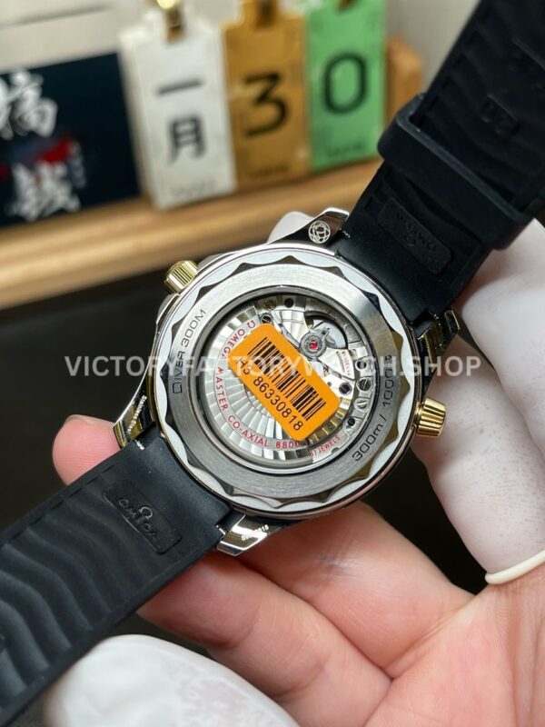 VS Factory Omega Seamaster Diver 300M 210.22.42.20.01.001 42mm Half Yellow Gold Rubber Strap Black Dial (6) VS Factory Omega Seamaster Diver 300M 210.22.42.20.01.001 42mm Half Yellow Gold Rubber Strap Black Dial