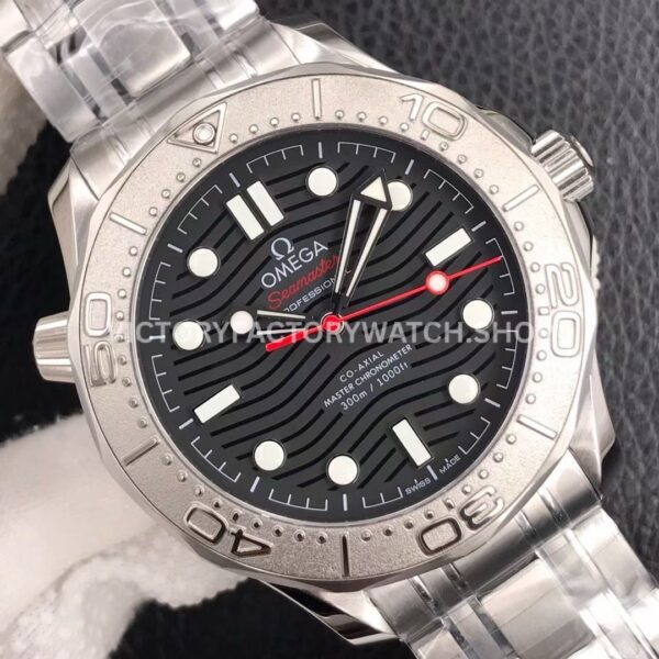 VS Factory Omega Seamaster Diver 300M 210.30.42.20.01.002 42mm Full Steel Black Dial (6) VS Factory Omega Seamaster Diver 300M 210.30.42.20.01.002 42mm Full Steel Titanium Bezel Black Dial