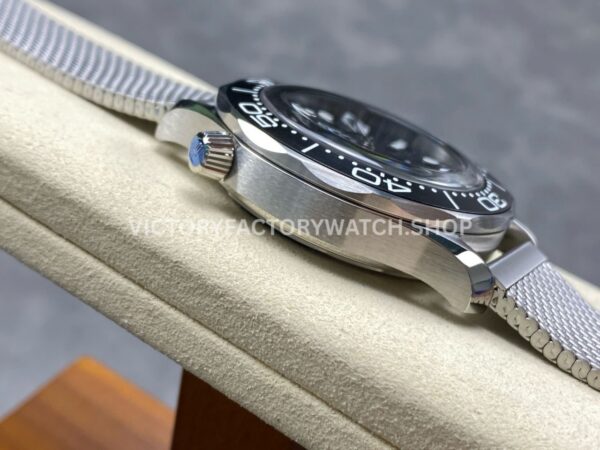 VS Factory Omega Seamaster Diver 300M 210.30.42.20.01.010 42mm Full Steel Black Aluminum Bezel Black Dial