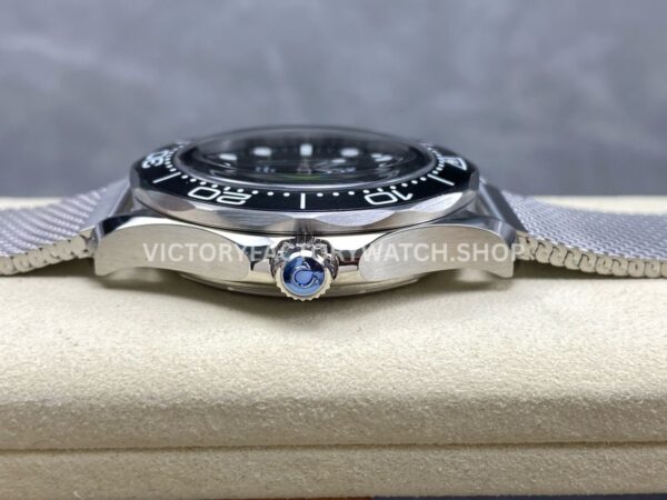 VS Factory Omega Seamaster Diver 300M 210.30.42.20.01.010 42mm Full Steel Black Aluminum Bezel Black Dial