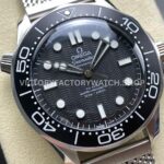 VS Factory Omega Seamaster Diver 300M 210.30.42.20.01.010 42mm Full Steel Black Aluminum Bezel Black Dial