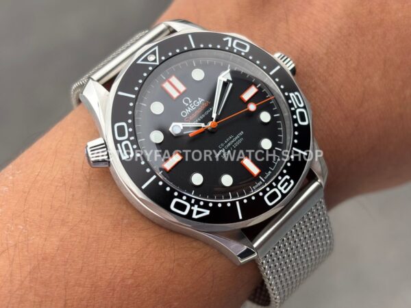 VS Factory Omega Seamaster Diver 300M 210.30.42.20.01.018 42mm Black Dial (10) VS Factory Omega Seamaster Diver 300M 210.30.42.20.01.018 42mm Full Steel Aluminum Bezel Black Dial