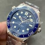 VS Factory Omega Seamaster Diver 300M 210.30.42.20.03.001 42mm Full Steel Blue Dial