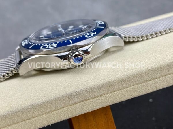 VS Factory Omega Seamaster Diver 300M 210.30.42.20.03.002 42mm Full Steel Strap Blue Dial (7) VS Factory Omega Seamaster Diver 300M 210.30.42.20.03.002 42mm Full Steel Blue Ceramic Bezel Blue Dial