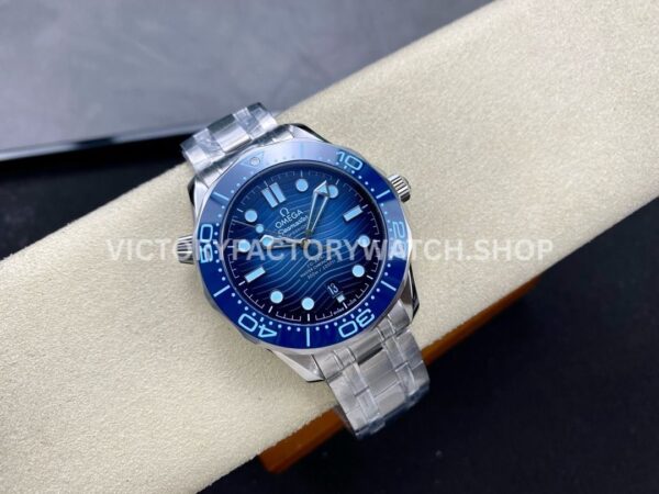 VS Factory Omega Seamaster Diver 300M 210.30.42.20.03.003 42mm Full Steel Blue Dial (9) VS Factory Omega Seamaster Diver 300M 210.30.42.20.03.003 42mm Full Steel Light Blue Dial