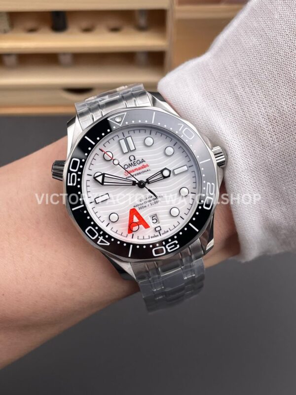 VS Factory Omega Seamaster Diver 300M 210.30.42.20.04.001 42mm Full Steel White Dial