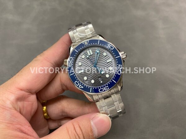 VS Factory Omega Seamaster Diver 300M 210.30.42.20.06.001 42mm Full Steel Grey Dial