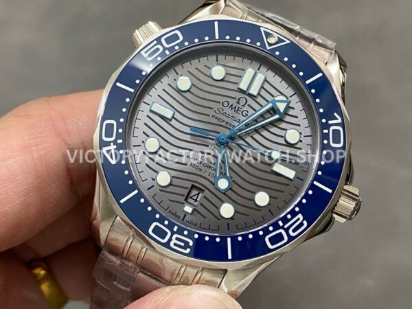 VS Factory Omega Seamaster Diver 300M 210.30.42.20.06.001 42mm Full Steel Grey Dial