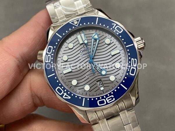 VS Factory Omega Seamaster Diver 300M 210.30.42.20.06.001 42mm Full Steel Grey Dial