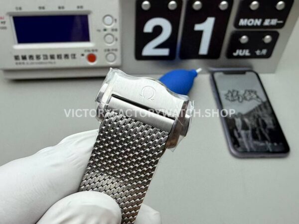 VS Factory Omega Seamaster Diver 300M 210.30.42.20.06.002 42mm Full Steel Aluminum Bezel Brushed Grey Dial