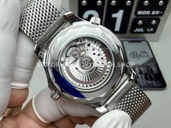 VS Factory Omega Seamaster Diver 300M 210.30.42.20.06.002 42mm Full Steel Aluminum Bezel Brushed Grey Dial
