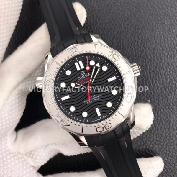 VS Factory Omega Seamaster Diver 300M 210.32.42.20.01.002 42mm Steel Rubber Strap Black Dial (1) VS Factory Omega Seamaster Diver 300M 210.32.42.20.01.002 42mm Rubber Strap Black Dial