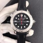 VS Factory Omega Seamaster Diver 300M 210.32.42.20.01.002 42mm Steel Rubber Strap Black Dial (3) VS Factory Omega Seamaster Diver 300M 210.32.42.20.01.002 42mm rubber strap black dial replica watch