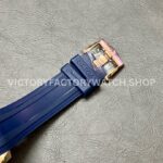 VS Factory Omega Seamaster Diver 300M 210.62.42.20.03.001 42mm Rose Gold Rubber Strap Blue Dial