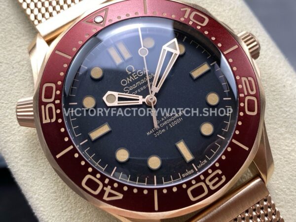 VS Factory Omega Seamaster Diver 300M 210.90.42.20.01.003 42mm Full Bronze Gold Black Dial