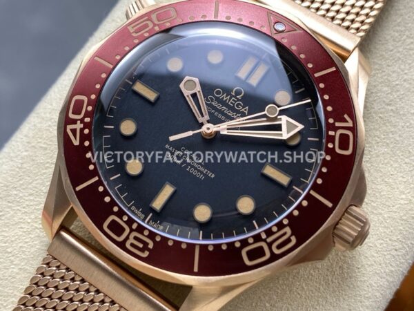 VS Factory Omega Seamaster Diver 300M 210.90.42.20.01.003 42mm Full Bronze Gold Black Dial