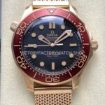 VS Factory Omega Seamaster Diver 300M 210.90.42.20.01.003 42mm full bronze gold black dial replica watch