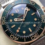 VS Factory Omega Seamaster Diver 300M 210.90.42.20.10.001 42mm Full Titanium Green Dial