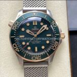 VS Factory Omega Seamaster Diver 300M 210.90.42.20.10.001 42mm full titanium green dial replica watch
