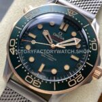 VS Factory Omega Seamaster Diver 300M 210.90.42.20.10.001 42mm Full Titanium Green Dial