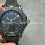 VS Factory Omega Seamaster Diver 300M 210.92.44.20.01.003 43.5mm Ceramic Rubber Strap Black Dial (1) VS Factory Omega Seamaster Diver 300M 210.92.44.20.01.003 43.5mm ceramic rubber strap black dial replica watch