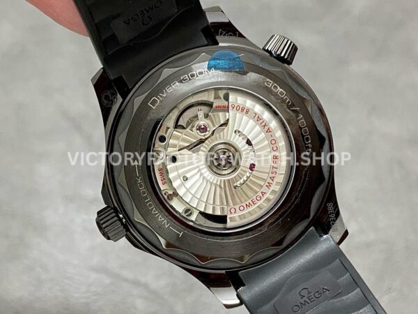 VS Factory Omega Seamaster Diver 300M 210.92.44.20.01.003 43.5mm Ceramic Rubber Strap Black Dial (8) VS Factory Omega Seamaster Diver 300M 210.92.44.20.01.003 43.5mm Ceramic Rubber Strap Black Dial