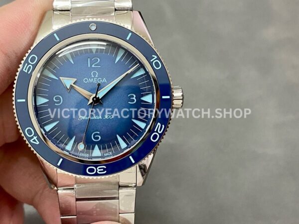 VS Factory Omega Seamaster Diver 300M 234.30.41.21.03.002 Co-Axial Master Chronometer 41mm Full (4) VS Factory Omega Seamaster Diver 300M 234.30.41.21.03.002 41mm full steel blue ceramic bezel blue dial replica watch