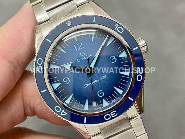 VS Factory Omega Seamaster Diver 300M 234.30.41.21.03.002 Co-Axial Master Chronometer 41mm Full (6) VS Factory Omega Seamaster Diver 300M 234.30.41.21.03.002 41mm Full Steel Blue Ceramic Bezel Blue Dial