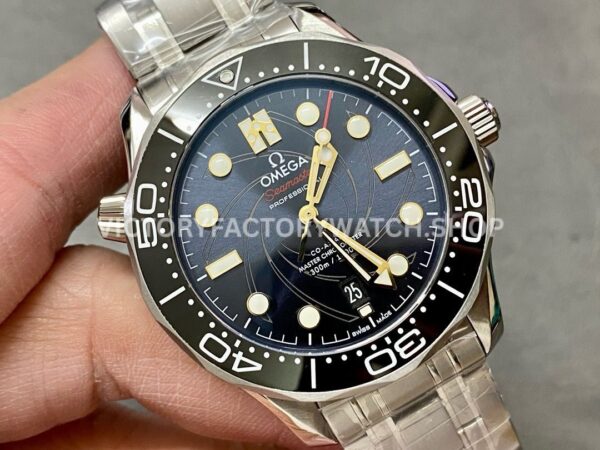 VS Factory Omega Seamaster Diver 300M James Bond 007 210.22.42.20.01.004 42mm Full Steel Black Dial (6) VS Factory Omega Seamaster Diver 300M James Bond 007 210.22.42.20.01.004 42mm Full Steel Black Dial
