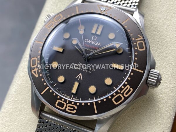 VS Factory Omega Seamaster Diver 300M James Bond 007 210.90.42.20.01.001 42mm Full Titanium Black Dial (1) VS Factory Omega Seamaster Diver 300M James Bond 007 210.90.42.20.01.001 42mm Full Titanium Black Dial
