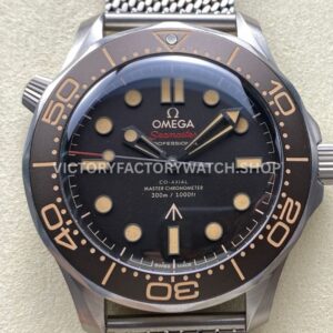 VS Factory Omega Seamaster Diver 300M James Bond 007 210.90.42.20.01.001 42mm full titanium black dial replica watch