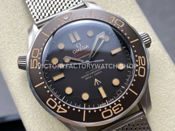VS Factory Omega Seamaster Diver 300M James Bond 007 210.90.42.20.01.001 42mm Full Titanium Black Dial (12) VS Factory Omega Seamaster Diver 300M James Bond 007 210.90.42.20.01.001 42mm Full Titanium Black Dial