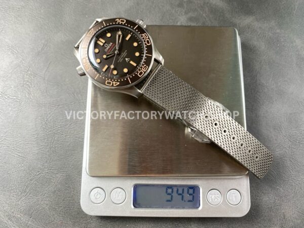 VS Factory Omega Seamaster Diver 300M James Bond 007 210.90.42.20.01.001 42mm Full Titanium Black Dial (8) VS Factory Omega Seamaster Diver 300M James Bond 007 210.90.42.20.01.001 42mm Full Titanium Black Dial