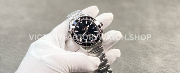 VS Factory Omega Seamaster Planet Ocean 600M 215.30.44.21.01.001 43.5mm Full Steel Black Ceramic Bezel Arabic Numerals Black Dial