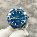 VS Factory Omega Seamaster Planet Ocean 600M 215.30.44.21.03.001 43.5mm Full Steel Blue Ceramic Bezel Arabic Numerals Blue Dial