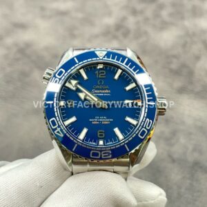 VS Factory Omega Seamaster Planet Ocean 600M 215.30.44.21.03.001 43.5mm full steel blue ceramic bezel blue dial replica watch